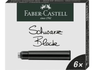 faber castell 185507 cartridge ink, black, for design