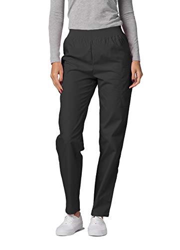 Adar Universal Scrubs for Women - Tapered Utility Cargo Scrub Pants - 503 - Pewter - XL