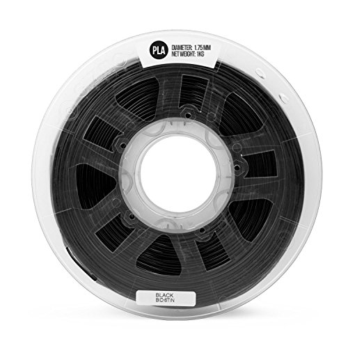 Gizmo Dorks 3mm (2.85mm) PLA Filament 1kg / 2.2lb for 3D Printers, Black