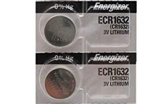 Energizer CR1632 Lithium Battery 3V (2 Batteries Per Pack)