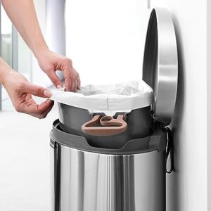 Brabantia Step-On Trash Can Flatback+ 10.6 Gallon