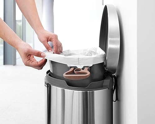 Brabantia Step-On Trash Can Flatback+ 10.6 Gallon