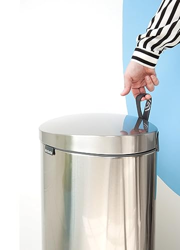 Brabantia Step-On Trash Can Flatback+ 10.6 Gallon