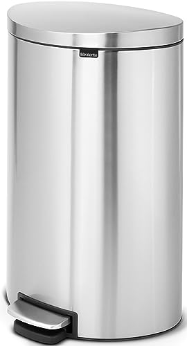 Brabantia Step-On Trash Can Flatback+ 10.6 Gallon