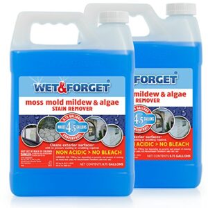 set of 2 wet and forget moss, mildew and algae stain remover