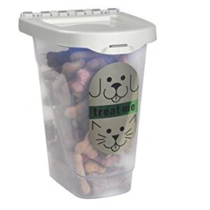 Van Ness Pets Airtight Dog Treat Container And Cat Food Storage, 2 Pound Capacity