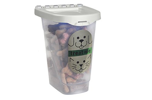 Van Ness Pets Airtight Dog Treat Container And Cat Food Storage, 2 Pound Capacity