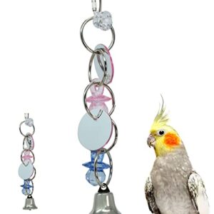 bonka bird toys 1741 mirror mirror small medium bird toy parrot cage craft toys cages african grey conure cockatiel