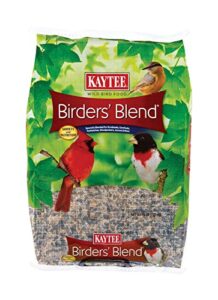 kaytee birders blend songbird wild bird food black oil sunflower seed 16 lb.