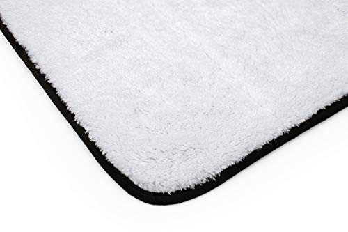 The Rag Company - Everest 1100 - Ultra Plush Korean 70/30 Blend, Professional Microfiber Detailing Towels, 1100gsm, 16in x 16in, White (3-Pack)