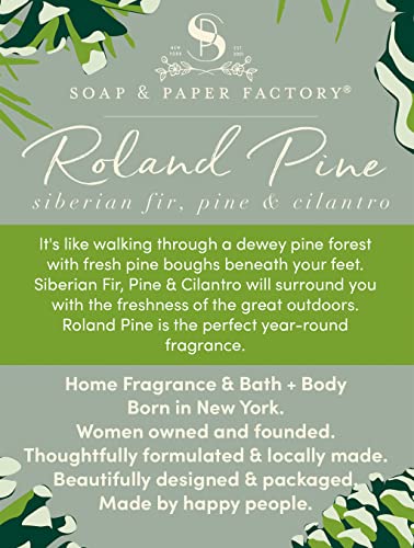 Soap & Paper Factory Roland Pine Votive Trio Gift Set - 3 x 2.4 oz Votive Soy Candles