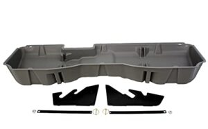 du-ha under seat storage fits 14-18 chevrolet/gmc silverado/sierra light duty & 15-19 heavy duty crew cab, ash/gray, part #10301