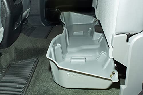 DU-HA Under Seat Storage Fits 14-18 Chevrolet/GMC Silverado/Sierra Light Duty & 15-19 Heavy Duty Crew Cab, Ash/Gray, Part #10301