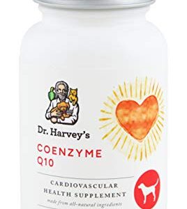 Dr. Harvey's Coenzyme Q10 - Heart & Cardiovascular Support Supplements for Dogs, 60 Capsules