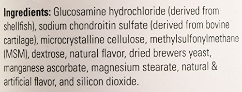 Nutramax Cosequin Maximum Strength Joint Health Supplement for Dogs - With Glucosamine, Chondroitin, and MSM, 250 Chewable Tablets