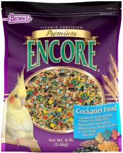 f.m.brown's encore premium cockatiel food