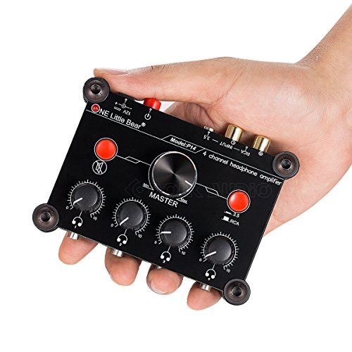 Little Bear Mini P14 Audio 4 Channel Stereo Headphone Headset amp Amplifier