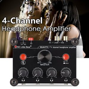 Little Bear Mini P14 Audio 4 Channel Stereo Headphone Headset amp Amplifier