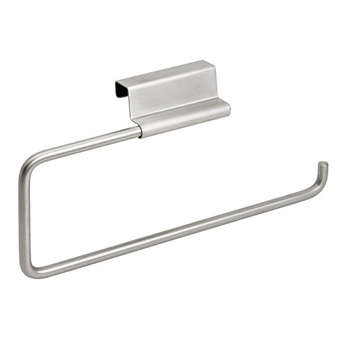 InterDesign Kitchen, Brushed Stainless Steel Forma Over The Cabinet Paper Towel Holder