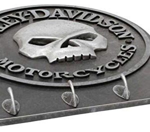Harley-Davidson Sculpted 3D Willie G Skull Key Rack, Textured Finish HDL-15313