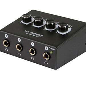 Monoprice 615220 4-Channel Headphone Amplifier