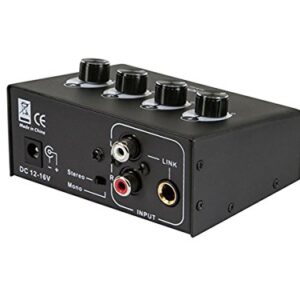 Monoprice 615220 4-Channel Headphone Amplifier