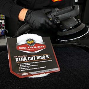 Meguiar's DMX6 DA (Dual Action) Microfiber 6" Xtra Cut Disc, 2 Pack