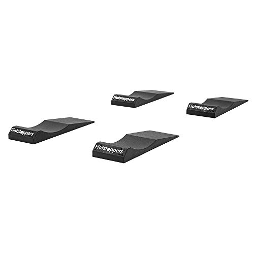 Race Ramps RR-FS-10 10" Wide Flatstopper (Set of Four), Tire Flat Spot Prevention for Vehicle Storage, Tire Saver Ramps, High-Density Foam with Anti-Slip Coating