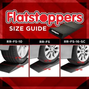 Race Ramps RR-FS-10 10" Wide Flatstopper (Set of Four), Tire Flat Spot Prevention for Vehicle Storage, Tire Saver Ramps, High-Density Foam with Anti-Slip Coating