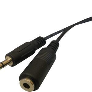 Bafx Products - 25 Foot/Feet Stereo Headphone Extension Cable - 3.5MM M/F Jacks - Shielded