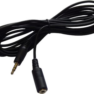 Bafx Products - 25 Foot/Feet Stereo Headphone Extension Cable - 3.5MM M/F Jacks - Shielded