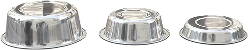 PetFusion Premium 304 Food Grade Stainless Steel Dog & Cat Bowls. Cat Bowls Shallow & Wide for Relief of Whisker Fatigue, 56-Ounce, Stainless