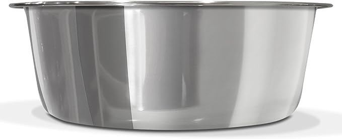 PetFusion Premium 304 Food Grade Stainless Steel Dog & Cat Bowls. Cat Bowls Shallow & Wide for Relief of Whisker Fatigue, 56-Ounce, Stainless