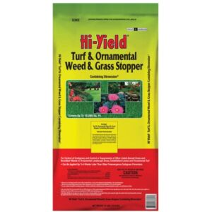 hi-yield (33031) turf & ornamental weed & grass stopper (35 lbs.)