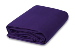 heavy purpose 10 ounce cotton canvas fabric by ccs chicago canvas & supply cotton canvas bolt for apparel bags furniture washable reusable duck cloth fabric, 5 yard bolt, purple