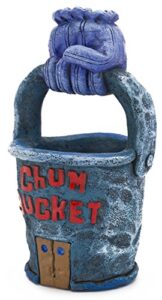 penn-plax spongebob squarepants officially licensed aquarium ornament – the chum bucket – medium