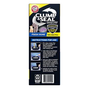 ARM & HAMMER Clump & Seal Cat Litter, Fresh Scent 14lb