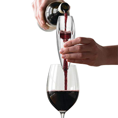 Vinturi Reserve Essential Red Wine Aerator Includes No Drip Stand, White