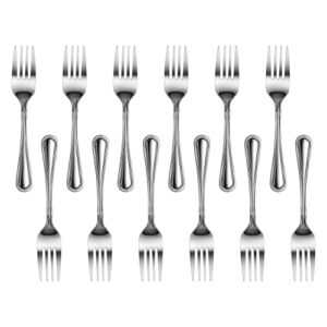 new star foodservice 58062 slimline pattern, 18/0 stainless steel, salad fork, 6.25-inch, set of 12