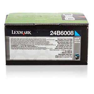 Lexmark 24B6008 XC2130 XC2132 Toner Cartridge (Cyan) in Retail Packaging