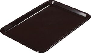 carlisle foodservice products 302203 standard tip tray, 6-1/2" x 4-1/2", black