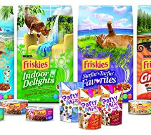 Friskies Wet Cat Food, Classic Pate, 3-Flavor Variety Pack, 5.5-Ounce Can, Pack of 12