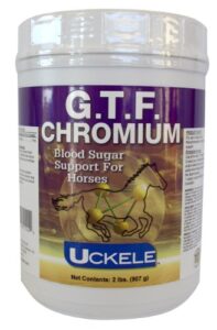 uckele g.t.f. chromium horse supplement - equine vitamin & mineral supplement - 2 pound (lb)