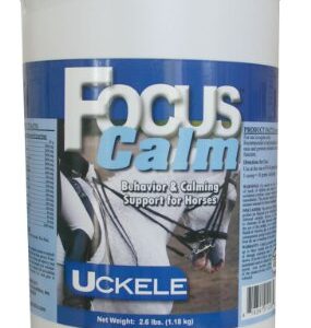 Uckele Focus Calm Horse Supplement - Calm and Behavior Supplement for Horses - Equine Vitamin & Mineral Supplement - 2.6 pound (lb)