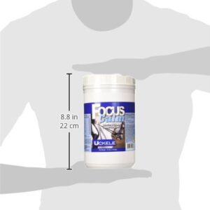 Uckele Focus Calm Horse Supplement - Calm and Behavior Supplement for Horses - Equine Vitamin & Mineral Supplement - 2.6 pound (lb)