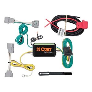 curt 56208 vehicle-side custom 4-pin trailer wiring harness, fits select jeep cherokee