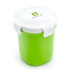 bentgo cup (green) - 12 oz. eco-friendly leakproof cup great for soups, juices, water and more