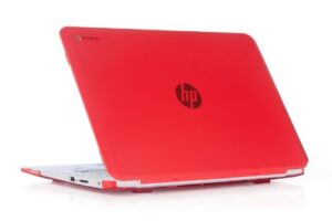 ipearl mcover hard shell case for 14" hp chromebook 14 g2 series (14-q010nr 14-q020nr 14-q029wm 14-q030nr 14-q070nr, etc) laptops (red)