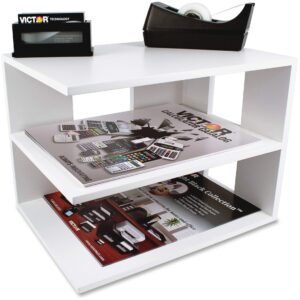 victor pure white desk shelf, 9.8" x 13.2" x 9.7"