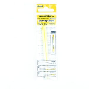 pentel refill for handy-line s highlighter, yellow ink, box of 12 (slr3-g)